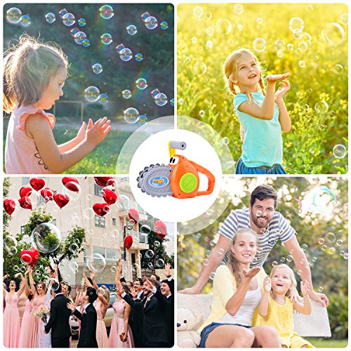 CHYBFU Bubble Machine for Kids, Manual Bubble Blower 2000+ Bubbles...