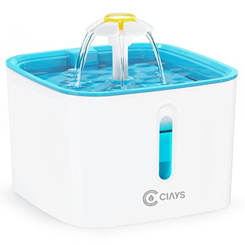 Ciays Cat Water Fountain - Automatic Pet Water Fountain, 84oz/2.5L...
