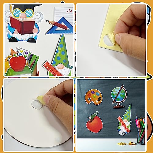 Cieovo 32 Pieces Back to School Cut-Outs Welcome Back to School Sc...