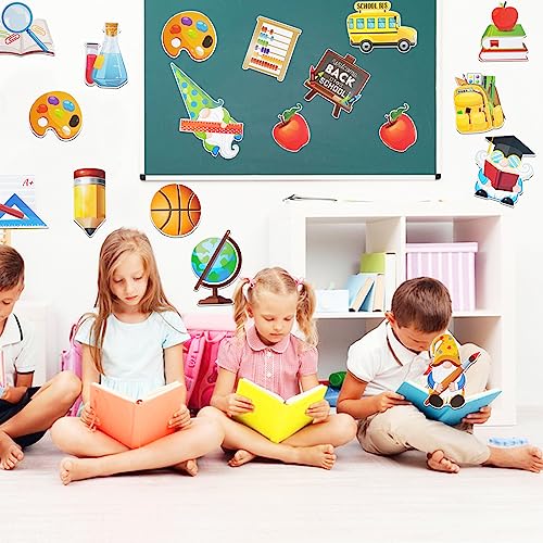 Cieovo 32 Pieces Back to School Cut-Outs Welcome Back to School Sc...