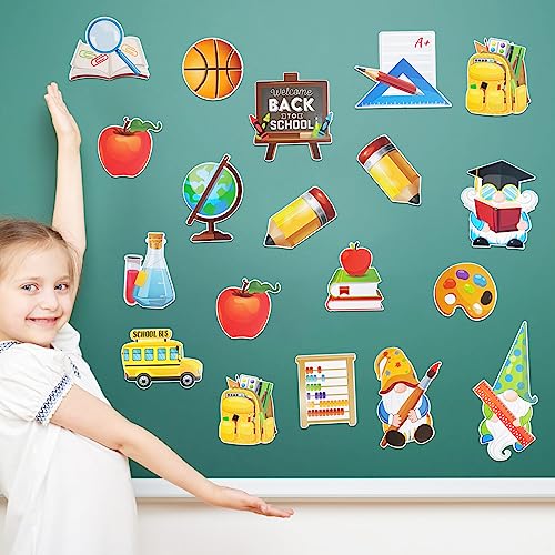 Cieovo 32 Pieces Back to School Cut-Outs Welcome Back to School Sc...