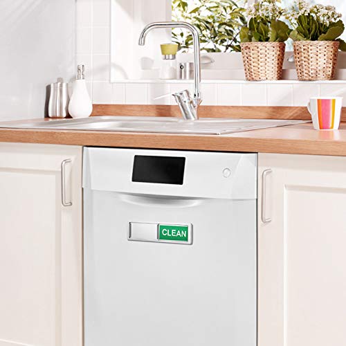 Cimkiz Dishwasher Magnet Clean Dirty Sign Shutter Only Changes Whe...