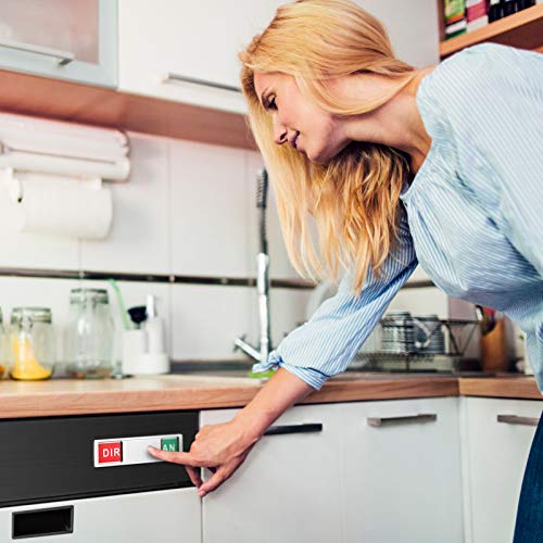 Cimkiz Dishwasher Magnet Clean Dirty Sign Shutter Only Changes Whe...
