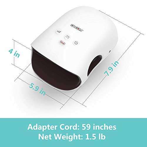 CINCOM Hand Massager - Cordless Hand Massager with Heat and Compre...