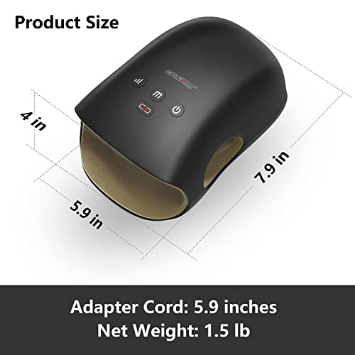 CINCOM Hand Massager - Cordless Hand Massager with Heat and Compre...