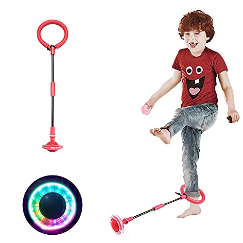 Cingfanlu Kids Foldable Ankle Skip Ball Flash Jump Colorful Sports...