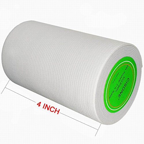 Knit Elastic 4 Inch Wide White Heavy Stretch High Elasticity Knit ...