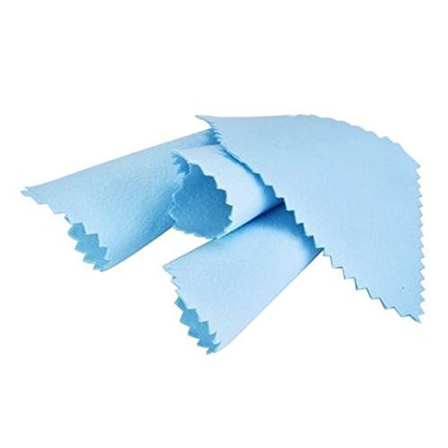 Jewelry Cleaning Cloth for All Metals Silver and Gold Brass 60 Bul...