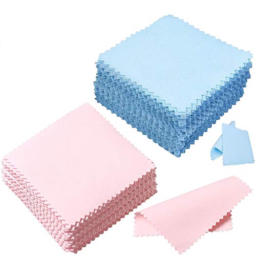 Jewelry Cleaning Cloth for All Metals Silver and Gold Brass 60 Bul...