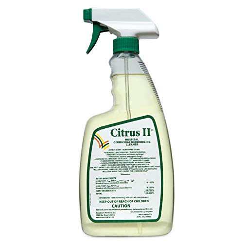 Citrus II Hospital Germicidal Deodorizing Cleaner, Fresh Citrus, 2...