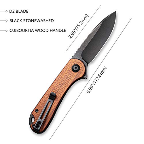 Civivi Elementum Folding Pocket Knife, 2.96 D2 Black Stonewashed ...