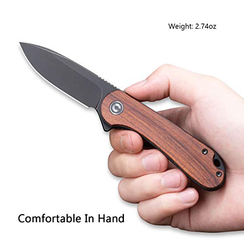 Civivi Elementum Folding Pocket Knife, 2.96 D2 Black Stonewashed ...