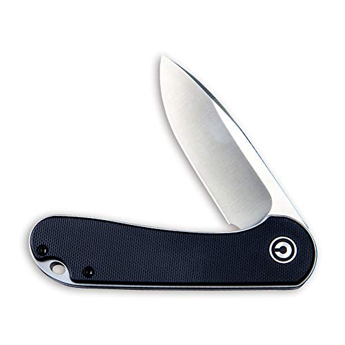 CIVIVI Knives Elementum Folding Pocket Knife 2.96 D2 Satin Blade,...