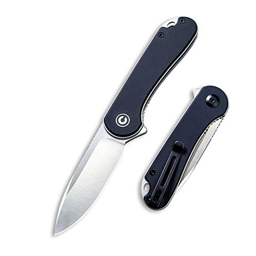 CIVIVI Knives Elementum Folding Pocket Knife 2.96 D2 Satin Blade,...