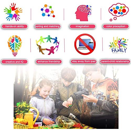 Rainbow Rubber Bands Refill Kit, DIY Loom Bands Craft with Storage...
