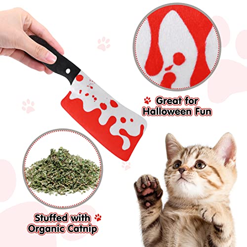 CiyvoLyeen Knife Catnip Toys Chew Bite Resistant Toys for Cats Bor...