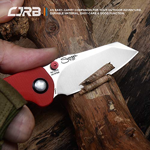 CJRB Folding Knives Maileah J1918-REF AR-RPM9 Powder Steel Balde...