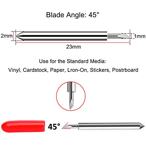 CJRSLRB 30Pcs 45 Degree Standard Cutting Blades for Explore Air/Ai...