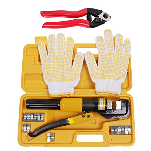 UGarden Custom Hydraulic Hand Crimper Tool for Stainless Steel Cab...