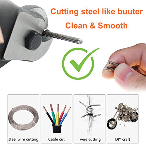 UpgradedCKE 8 inch Steel Cable Wire Cutters Heavy Duty Wire Rope...