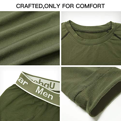Thermal Underwear Set Winter Hunting Gear Sport Long Johns Base La...