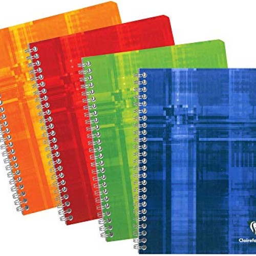 Clairefontaine Wirebound Notebook - Graph 50 Sheets - 8 1/4 x 11 3...