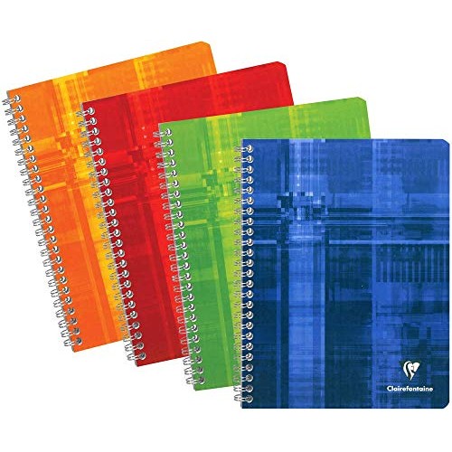 Clairefontaine Wirebound Notebook - Graph 50 Sheets - 8 1/4 x 11 3...