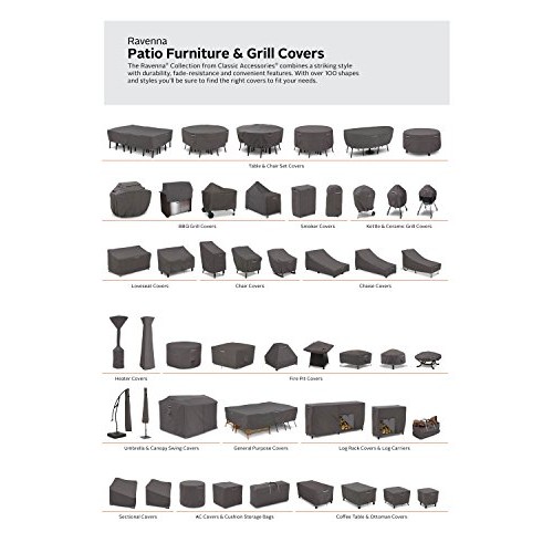 Classic Accessories 55-173-015101-EC Ravenna Water-Reistant 19 Inc...