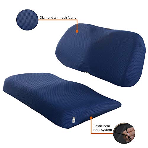 Classic Accessories Fairway Golf Cart Diamond Air Mesh Bench Seat ...