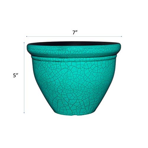 Classic Home and Garden 707D-558R 7 Snap Pot Planter, 7 Round, T...
