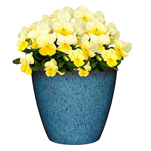 Classic Home and Garden 807-375R Vogue Planter, 8, Indigo