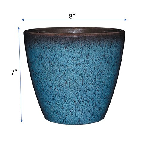 Classic Home and Garden 807-375R Vogue Planter, 8, Indigo