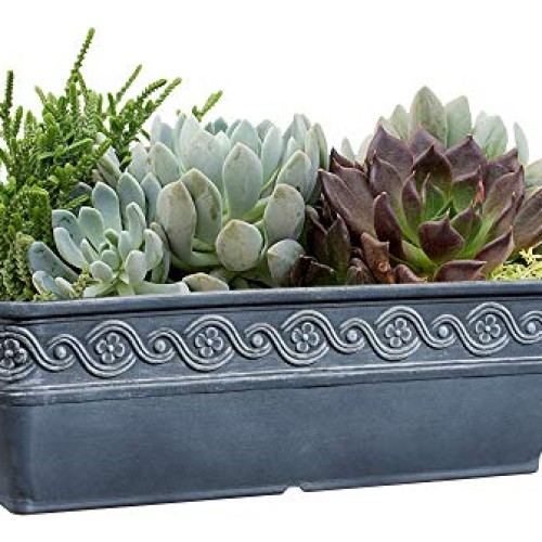 Classic Home and Garden 9410-515 Corinthian Trough Planter, 10, S...
