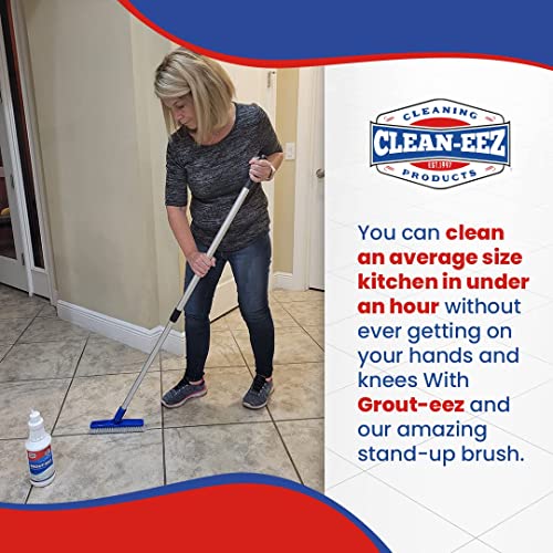 Clean-eez Grout Cleaner for Tile Floors with Free Stand-Up Grout B...