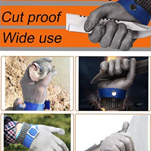 Safety Cut Proof Stab Resistant Imported 316 Stainless Steel Metal...