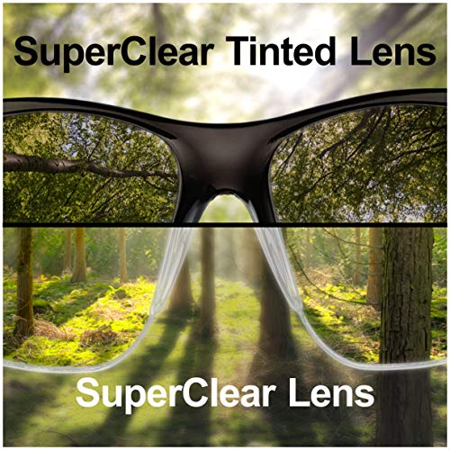 Safety Glasses Eye Protection - Comfort Eyewear - 2 Pair, 2 Neck C...