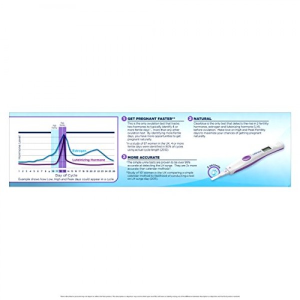 Clearblue Advanced Digital Ovulation Predictor KIT, featuring Adva...