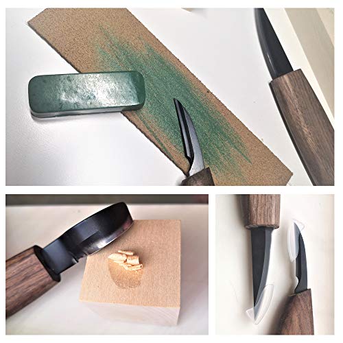 Wood Carving Knife Kit 12pcs Set for Spoon Carving, 3 Knives with ...