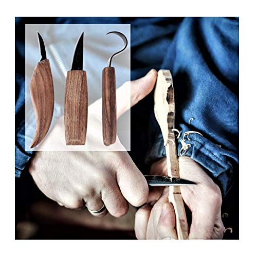 Wood Carving Knife Kit 12pcs Set for Spoon Carving, 3 Knives with ...