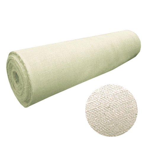 46 Wide X 5 Yard Long White Burlap