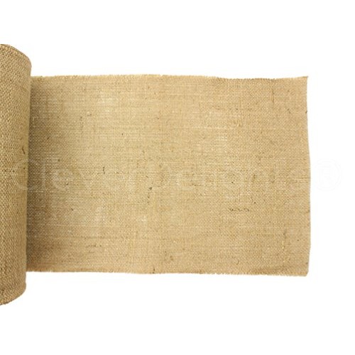 CleverDelights 12 Natural Burlap - Industrial Grade - 50 Yard Rol...