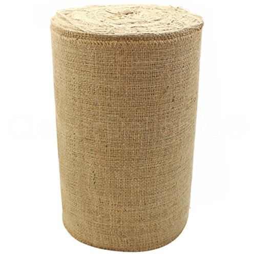 CleverDelights 12 Natural Burlap - Industrial Grade - 50 Yard Rol...