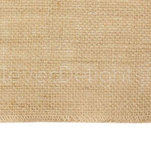 CleverDelights 12 Premium Burlap Roll - 10 Yards - No-Fray Finish...