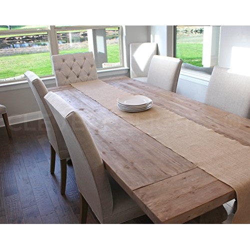 CleverDelights 14 Premium Burlap Roll - 50 Yards - No-Fray Finish...