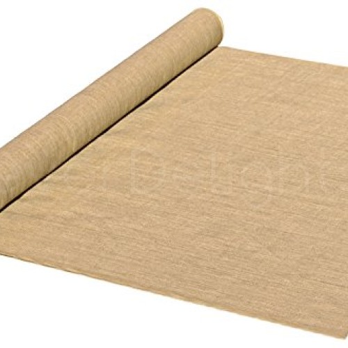 CleverDelights 60 Premium Burlap Roll - 20 Yards - No-Fray Finish...