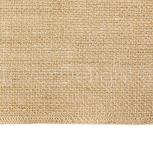 CleverDelights 9 Premium Burlap Roll - 10 Yards - No-Fray Finishe...