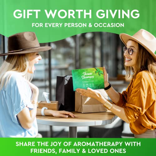 Cleverfy Shower Steamers Aromatherapy - Gift Set of 6 Shower Bombs...