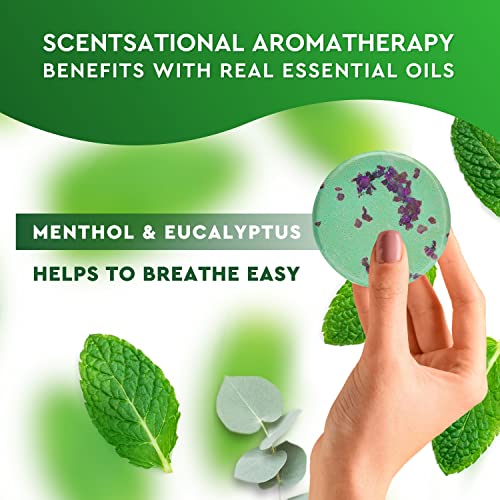 Cleverfy Shower Steamers Aromatherapy - Gift Set of 6 Shower Bombs...