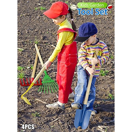 Click N Play Kids 4 Piece Big Gardening Tool Set