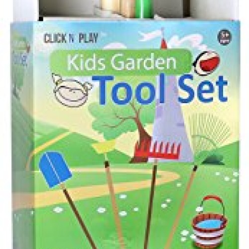 Click N Play Kids 4 Piece Big Gardening Tool Set